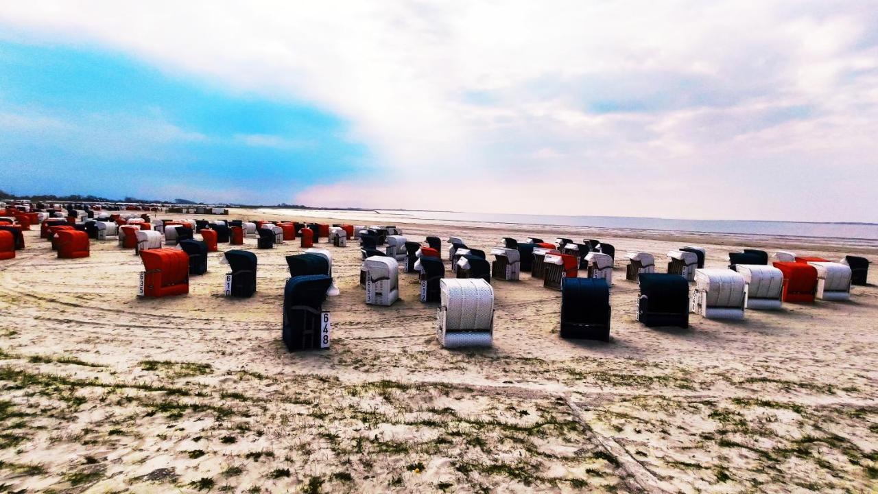 Nordsee Ferienwohnung Nord Dornumersiel Exterior foto