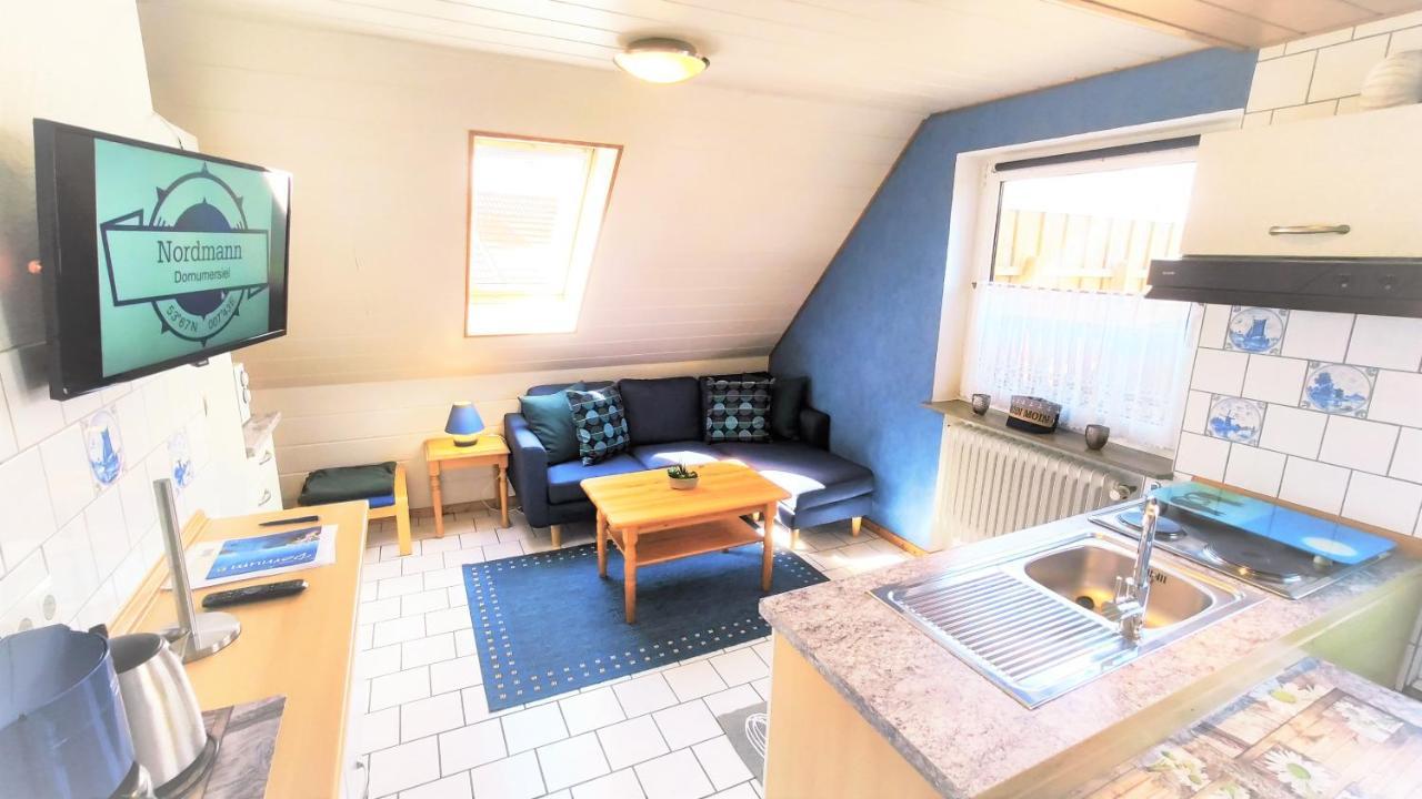 Nordsee Ferienwohnung Nord Dornumersiel Exterior foto